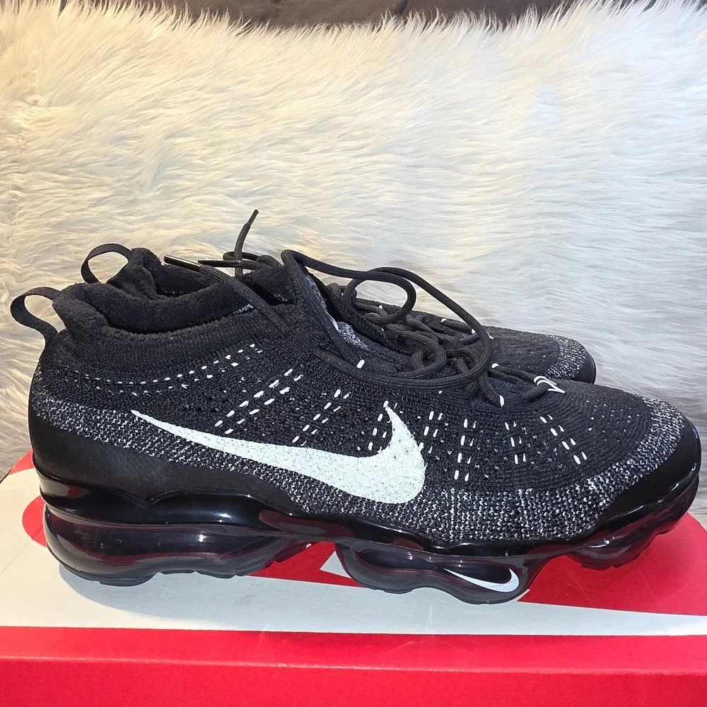 Men's Shoes Size 8.5/Women's 10 Nike Air VaporMax 2023 FK Black White DV1678-001